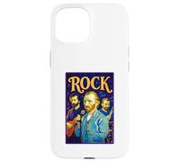 Mashup Post-impressionniste du Groupe de Rock de Van Gogh Coque pour iPhone 15