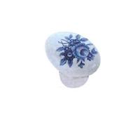 Masidef Porcelaine Ovale Bouton 33 mm x 24 mm Taille Blanc