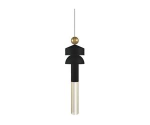 Masiero Nappe XL1 Pendelleuchte, Total Black