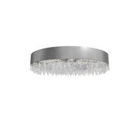 Masiero Ola PL6 90 LED Deckenleuchte, feuille d´argent, transparent