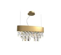Masiero Ola S2 OV 50 Pendelleuchte, feuille d´or, ambrée