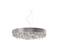 Masiero Ola S6 90 LED Pendelleuchte, feuille d´argent, transparent
