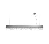 Masiero Ola S6 OV 160 LED Pendelleuchte, feuille d´argent, transparent