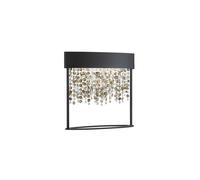 Masiero Ola TL2 Tischleuchte, noir, verre gris fumé
