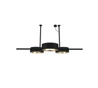 Masiero Sound BIL3 Pendelleuchte, noir mat / laiton brossé