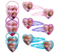 MaSif Reine des Neiges Cheveux Clips 12PCS Épingle à Cheveux Enfant Accessoire Cheveux Mignonmotifs Différents pour Bébés Filles Tout-Petits Enfants Cadeau d'anniversaire