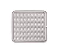 Masilic Tapis À Lécher pour Chien en Silicone, Dots, 20x20 cm, Gris | Pour Chiot Chat, Slow Feeder Avec Ventouses, Tapis D'alimentation Antidérapant Soulage L'anxiété Et Facile À Nettoyer
