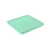 Masilic Tapis À Lécher pour Chien, en Silicone, Dots, 20x20 cm, Mint | Pour Chiot Chat, Slow Feeder Avec Ventouses, Tapis D'alimentation Antidérapant Soulage L'anxiété Et Facile À Nettoyer