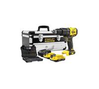 Masina de gaurit si insurubat cu percutie Stanley SFMCD715D2F, cu acumulator
