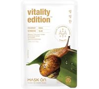 MASK ON Masque facial avec escargot - Masque revitalisant - 1 masque
