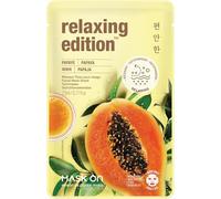 MASK ON Masque facial avec papaye - Masque relaxant - 1 masque