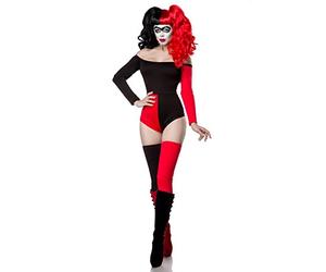 Mask Paradise Atixo Crazy Harley Kit de déguisement Rouge/noir Taille Atixo : XL