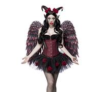 Mask Paradise Rose Devil (kit complet) M, noir/rouge
