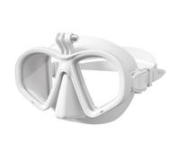 Maska De Plongée En Libération Nouveau Concept Compatible Avec La Myopie Équipement De Plongée En Plein Air Couleur M2032ca-Blanc Complet Gopro Taille Standard