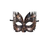 Maskarade Masque Loup Cuivré de Soirée Semi-Rigide Don Giovanni pour Accompagner Un Déguisement