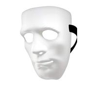 Maskarade Masque Loup de Don Juan Blanc