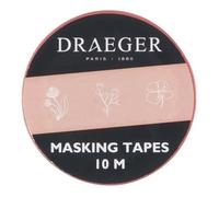 Masking Tape 10 M - Fleurs - Corail - Draeger Paris
