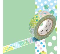 Masking Tape à Pois - Bleu - 1,5 cm x 7 m