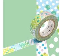 Masking tape à pois - Bleu - 1,5 cm x 7 m Bleu