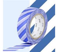 Masking tape à rayures - Bleu - 1,5 cm x 7 m - Masking Tape Bleu G
