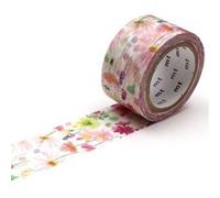 Masking tape - Bluebellgray - Fleurs d'été aquarelle - 24mm x 7m G