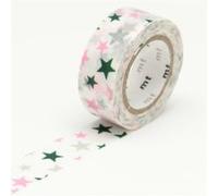 Masking tape KIDS - Etoile multicolore - 1,5 cm x 7 m Multicolore G