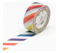 Masking tape KIDS - Hachures multicolores - 1,5 cm x 7 m Multicolore G
