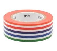 Masking Tape Kids - Lignes multicolores - 15 mm x 7 m