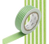 Masking Tape Mt 1,5 Cm Ligne Vert Clair