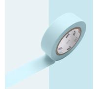 Masking Tape (MT) 1,5 cm Uni Pastel Bleu poudré