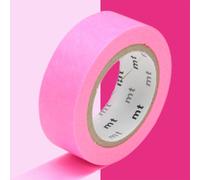 Masking tape unicolore - Rose fluo - 1,5 cm x 7 m Rose G