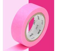 Mobile Technology – Ruban de masquage unicolore Rose fluo 1,5 cm x 7 m Rose G