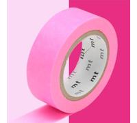 Masking Tape (MT) 1,5 cm Uni Rose Fluo
