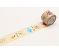 Masking Tape Mt 2,5 Cm Prédécoupé Encyclopedie Fleurs - Flower - Masking Tape (Mt)