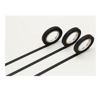 Masking Tape MT- 3 rouleaux fins Noir mat uni- 6 mm x 10 m Noir G