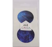 Masking Tape Mt Casa Seal Sticker Rond En Washi Ciel Étoilé - Starry Sky - Masking Tape (Mt)