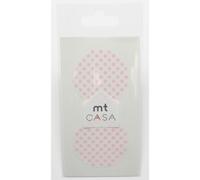 Masking Tape Mt Casa Seal Sticker Rond En Washi Pois Rose - Masking Tape (Mt)
