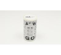 Masking Tape Mt Casa Shade Spécial Vitre 9 Cm Texte Optique