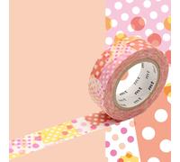 Masking Tape Mt Collage Pois Rose - Negapoji Pink