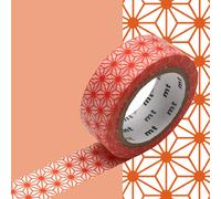 Masking Tape Mt Étoile Asanoha Orange
