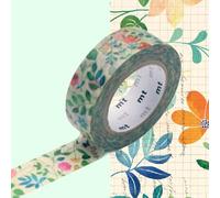 Masking Tape MT EX fleurs sur papier - watercolor