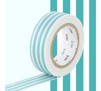 Masking Tape Mt Lignes Bleu Lagon - Border Soda