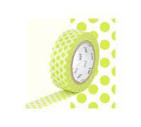 Masking Tape MT Pois vert anis - dot lime