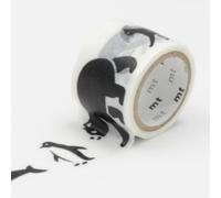 Masking Tape Mt Relief Bestiaire - Black Animals