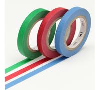 Masking Tape Mt Slim 6 Mm Set De 3 - Unis H ( Bleu Rouge Vert)