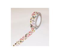 Masking tape Noël - Végétaux avec dorures Doré G