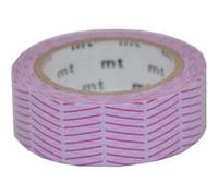 Masking Tape - Rayure diagonale violet - 15 mm x 7 m G
