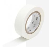 Masking tape unicolore - Blanc mat - 1,5 cm x 7 m