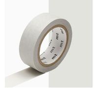Masking tape - Unicolore - Gris - 1,5 cm x 7 m - Idéal pour le scrapbooking - Facile à repositionner