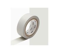 Masking tape - Unicolore - Gris - 1,5 cm x 7 m - Idéal pour le scrapbooking - Facile à repositionner